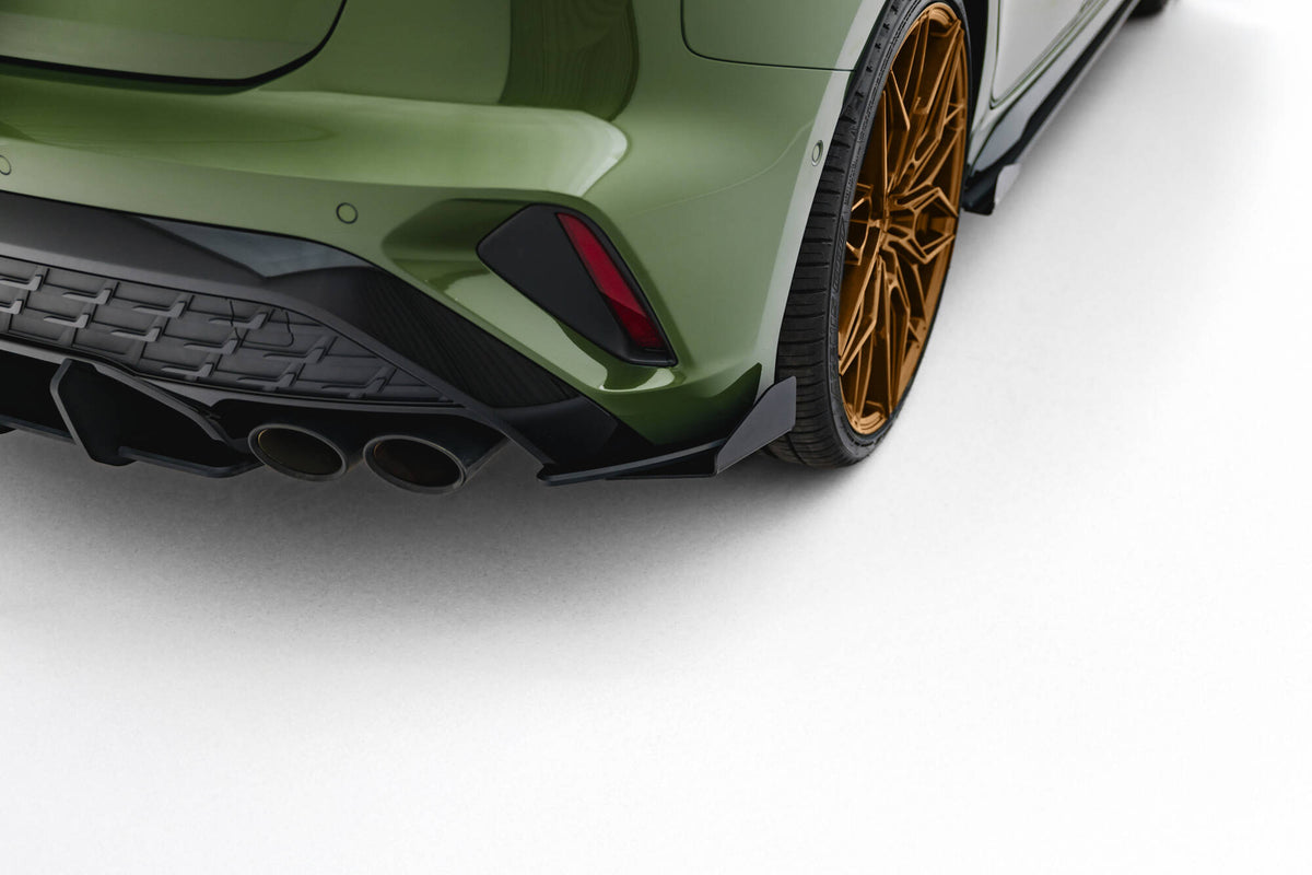 Street Pro Heck Ansatz Flaps Diffusor + Flaps passend für Audi S3 Sportback 8Y Facelift schwarz Hochglanz – Ansicht 3