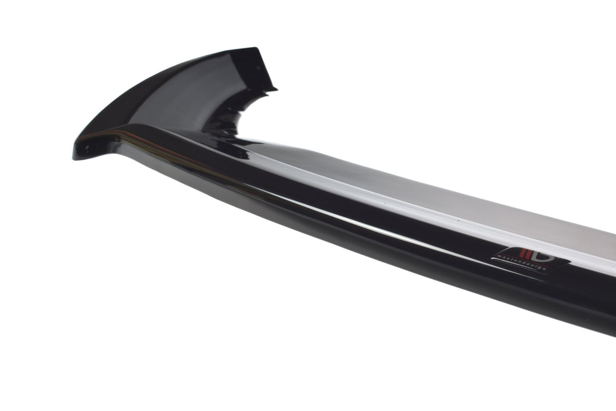 Street+ Spoilerlippe Front Ansatz V.1 passend für Skoda Superb Liftback / Combi Mk3 Facelift schwarz Hochglanz – Ansicht 8