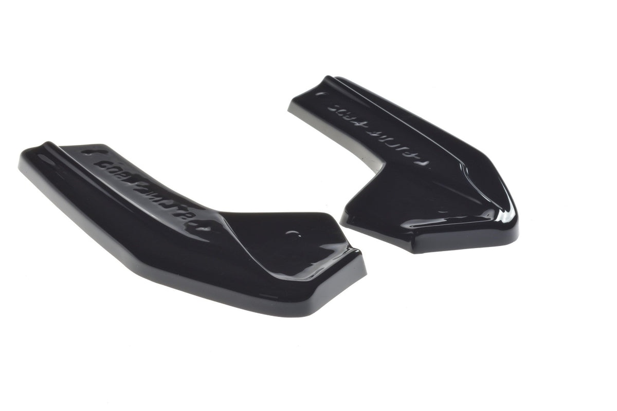 Heck Ansatz Flaps Diffusor V.2 passend für (Für heckansatz v.1) Ford Focus Hatchabck ST-Line schwarz Hochglanz – Ansicht 6