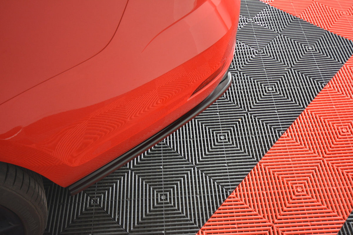 Heck Ansatz Flaps Diffusor V.1 passend für VW GOLF 7 R VARIANT FACELIFT  schwarz Hochglanz – Ansicht 4