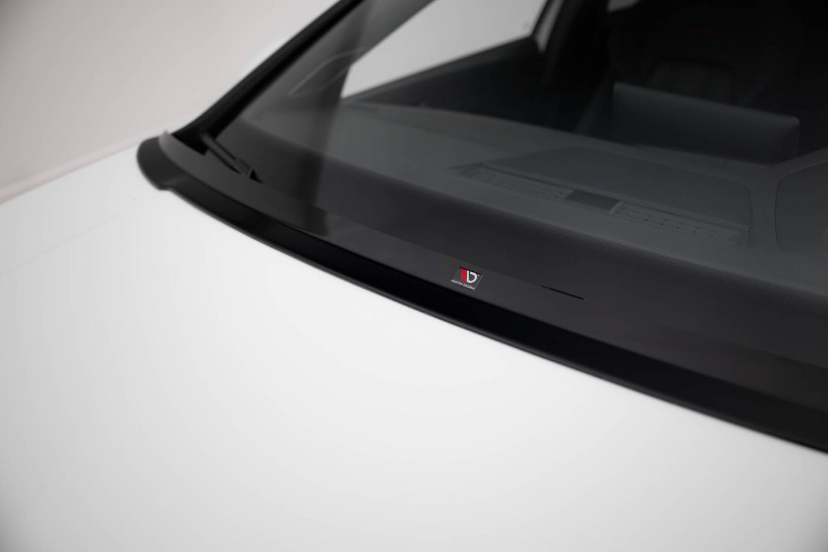 Verlängerung motorhaube VW Golf Mk8 schwarz Hochglanz – Ansicht 5
