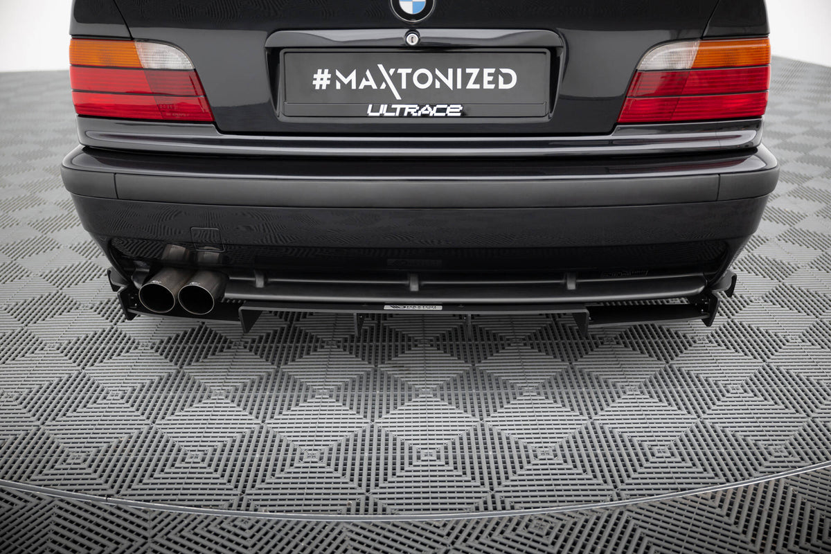 Diffusor Heck Ansatz passend für Heckschürze passend für BMW M3 / 3 M-Paket Coupe / Cabrio E36 – Ansicht 8