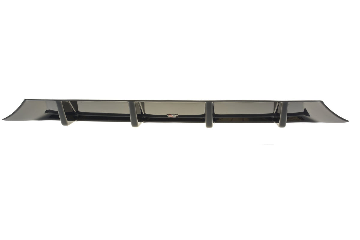 Diffusor Heck Ansatz passend für Skoda Superb Liftback / Combi Mk3 FL schwarz Hochglanz – Ansicht 8