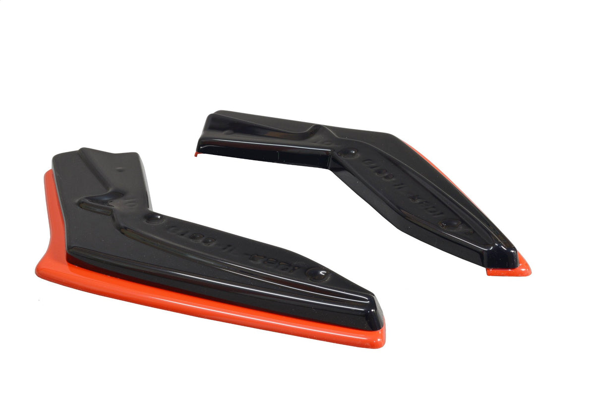 Heck Ansatz Flaps Diffusor V.2 passend für Toyota GT86 Facelift  schwarz Hochglanz – Ansicht 6