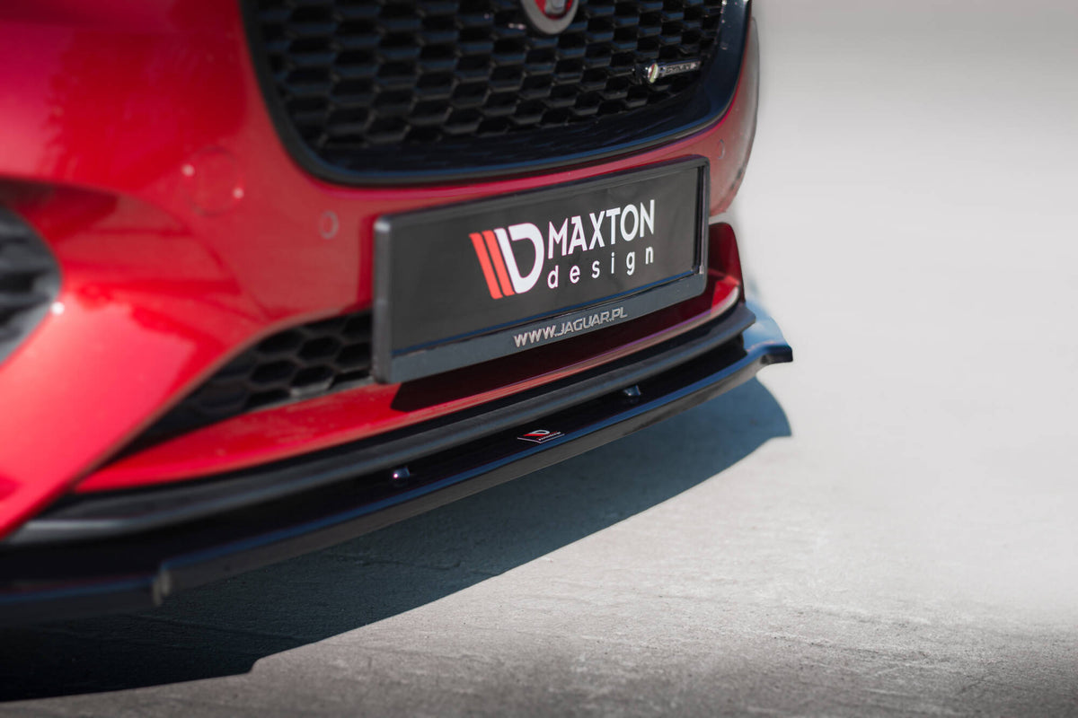 Street+ Spoilerlippe Front Ansatz passend für Jaguar XE R-Dynamic X760 Facelift schwarz Hochglanz – Ansicht 3