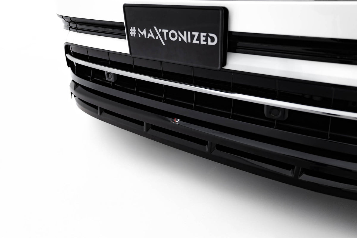 Street+ Spoilerlippe Front Ansatz passend für VW Atlas R-Line Mk1 Facelift 2 schwarz Hochglanz – Ansicht 4