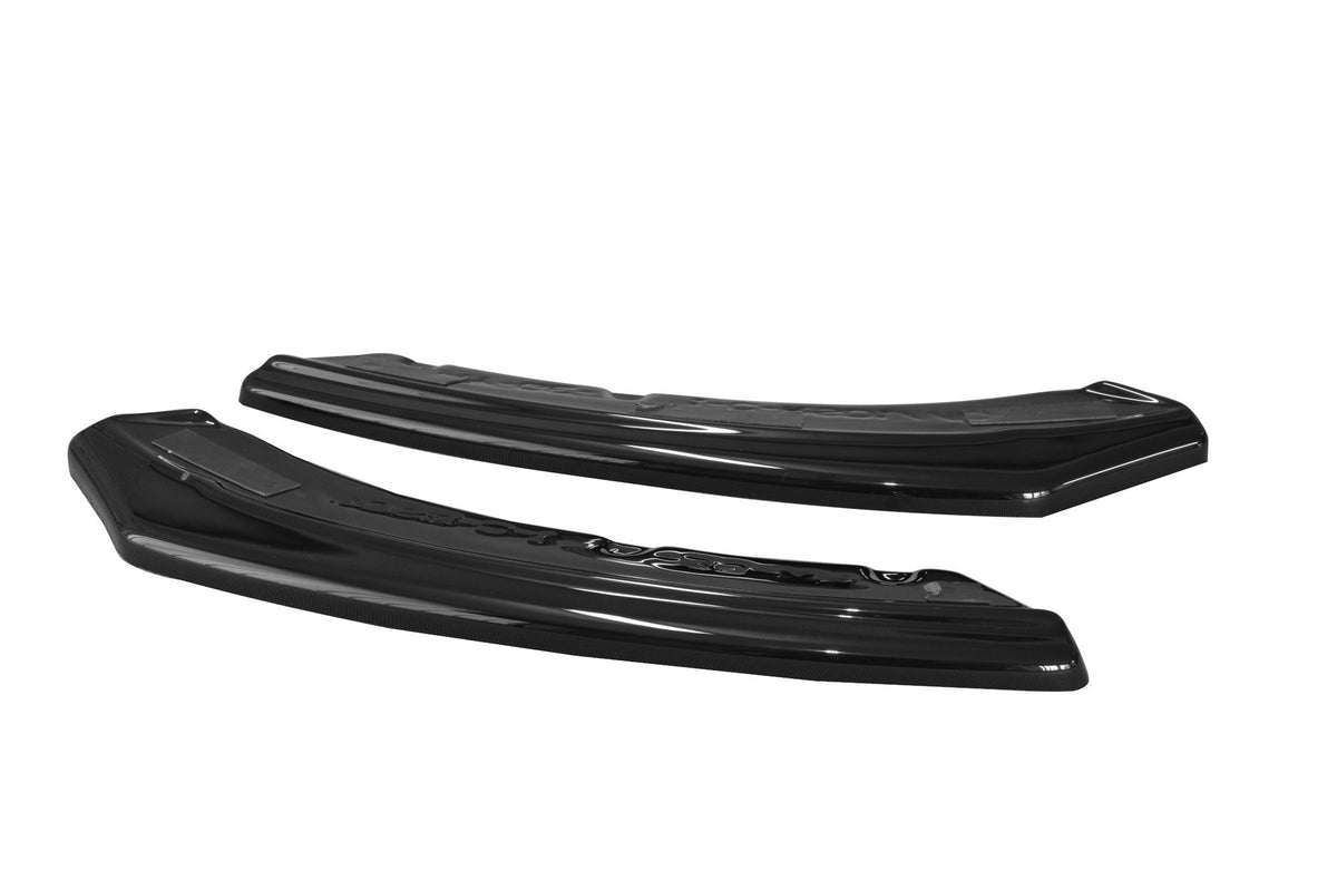 Heck Ansatz Flaps Diffusor passend für Hyundai Genesis Coupe Mk1 schwarz Hochglanz – Ansicht 7