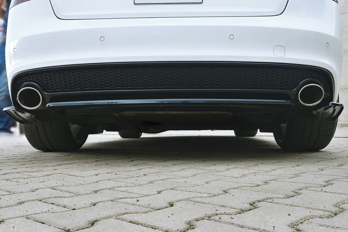 Heckansatz Audi A5 S-Line 8T Facelift  schwarz Hochglanz – Ansicht 1