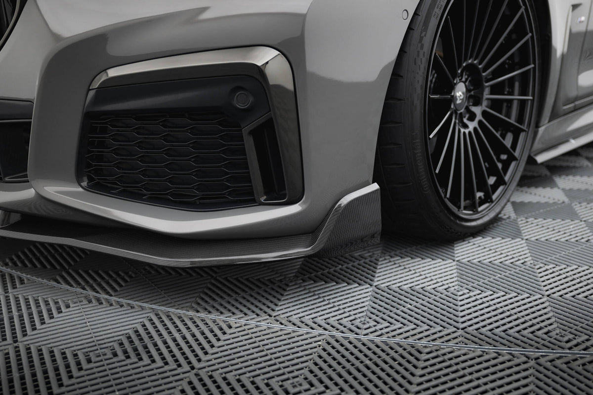 Set of Carbon Fiber Splitters BMW 7 M-Paket G11 Facelift schwarz matt – Ansicht 5