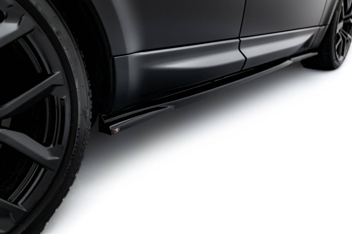 Street+ Seitenschweller Leisten passend für Land Rover Range Rover Sport Mk2 Facelift schwarz Hochglanz – Ansicht 1