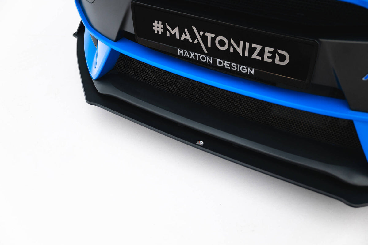 Street Pro Street+ Spoilerlippe Front Ansatz passend für / Frontansatz V.2 Ford Focus RS Mk3 – Ansicht 4