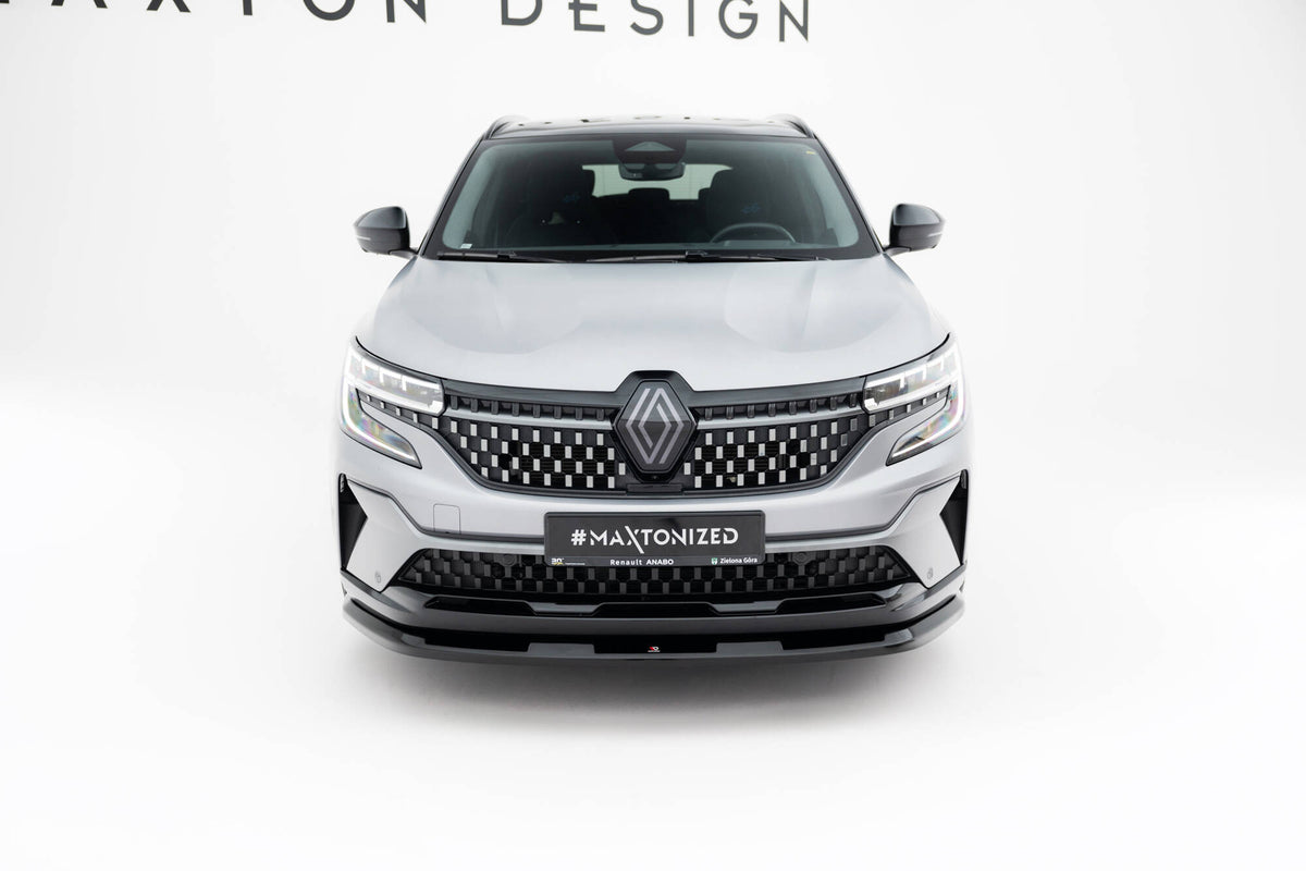 Street+ Spoilerlippe Front Ansatz passend für Renault Austral Iconic / Iconic Esprit Alpine  Mk1 schwarz Hochglanz – Ansicht 1