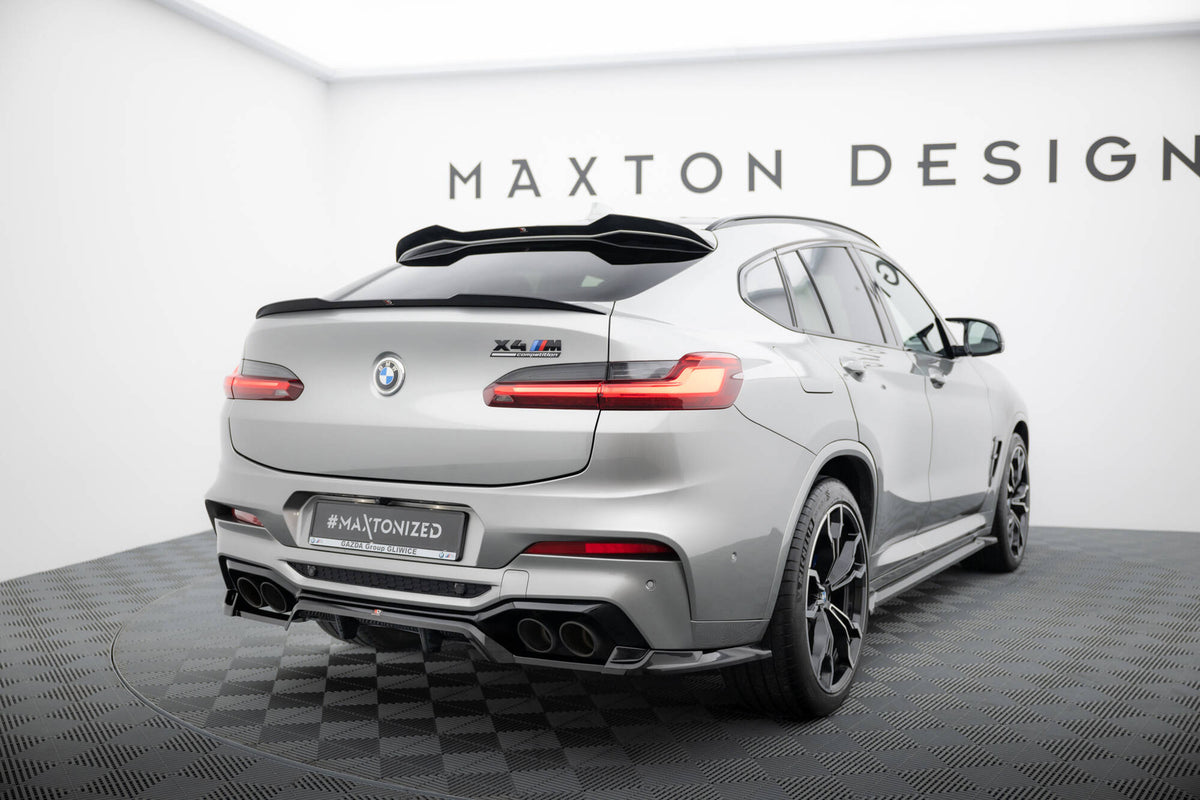 Street+ Mittlerer Diffusor RACE passend für BMW X4 M F98 schwarz Hochglanz – Ansicht 1