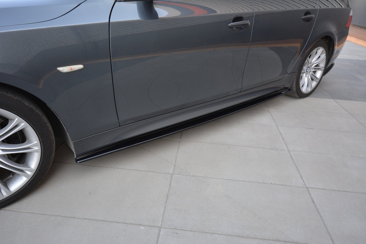 Street+ Seitenschweller Leisten passend für BMW 5er E60/61 M Paket schwarz Hochglanz – Ansicht 4