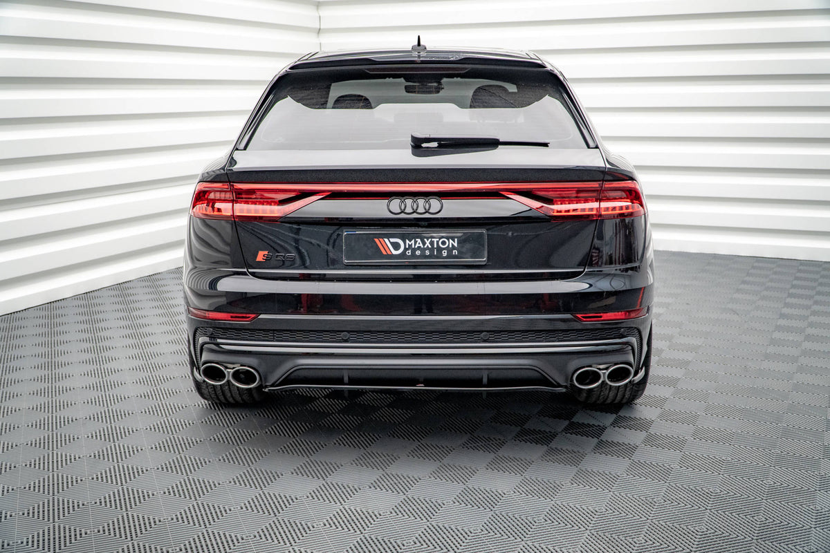 Street+ Mittlerer Diffusor RACE passend für Audi SQ8 Mk1 schwarz Hochglanz – Ansicht 1