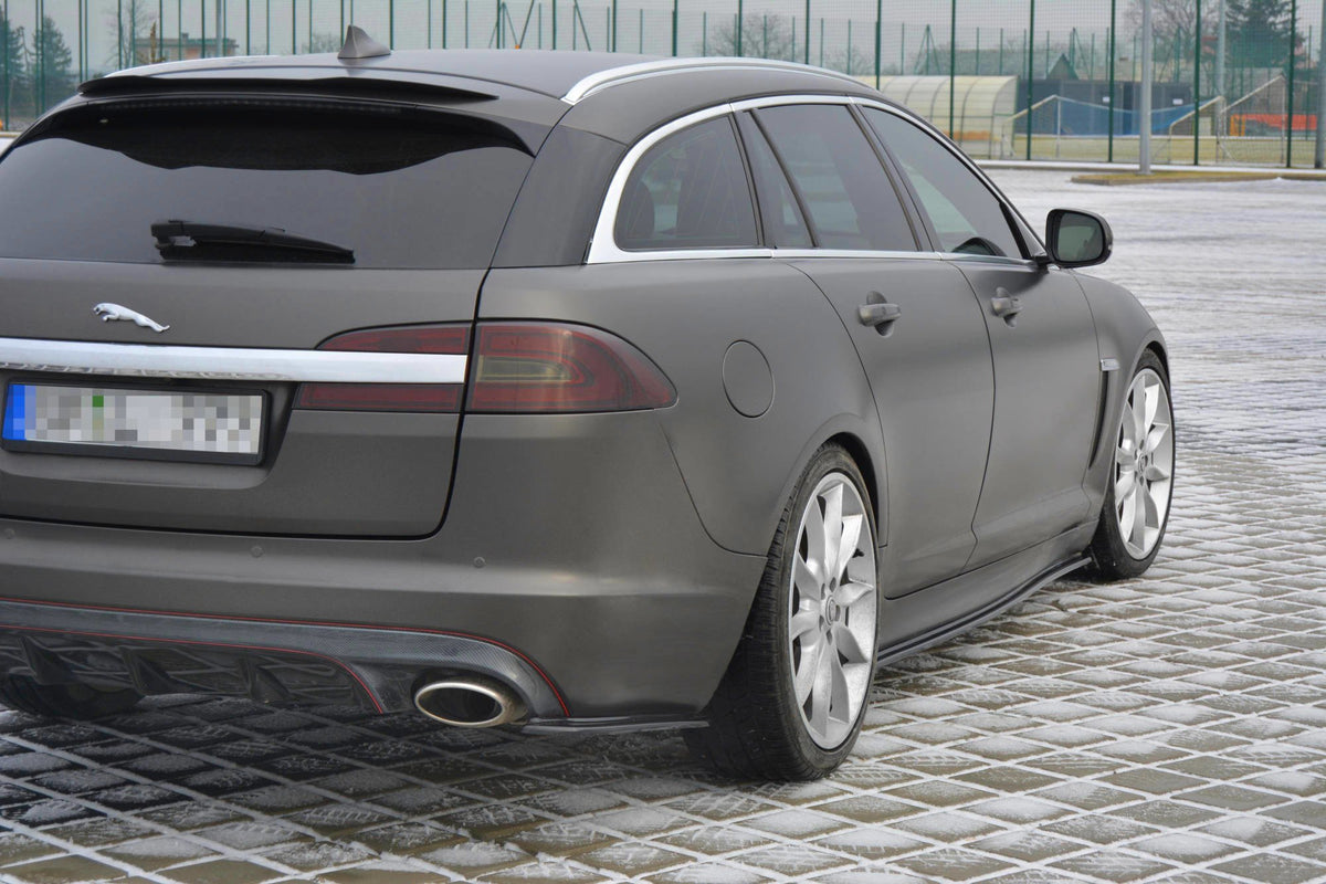 Heckspoiler Lippe JAGUAR XF X250 SPORTBRAKE schwarz Hochglanz – Ansicht 5
