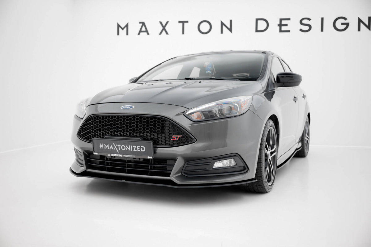 Street Pro Street+ Spoilerlippe Front Ansatz passend für Ford Focus ST Mk3 Facelift – Ansicht 3