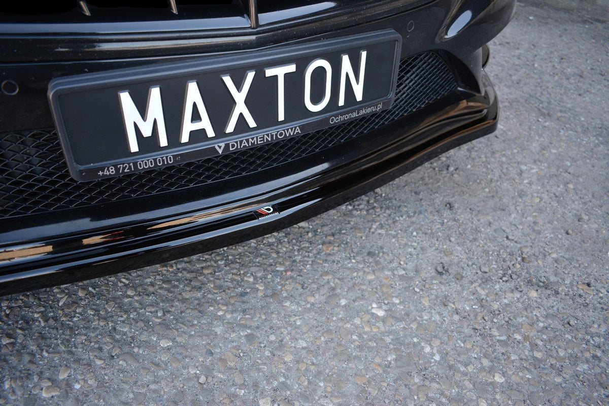 Street+ Spoilerlippe Front Ansatz passend für Mercedes-Benz S AMG-Line W222 schwarz Hochglanz – Ansicht 4