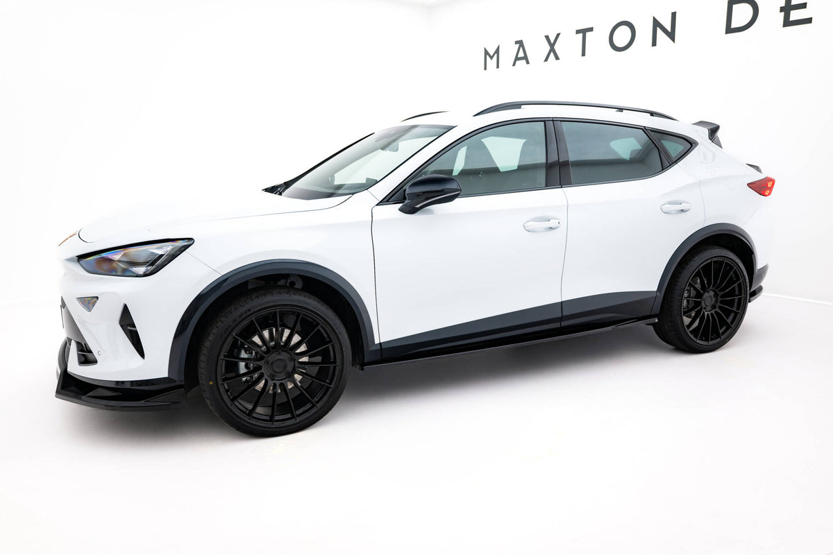 Street+ Seitenschweller Leisten passend für V.1 passend für Cupra Formentor Mk1 Facelift schwarz Hochglanz – Ansicht 4