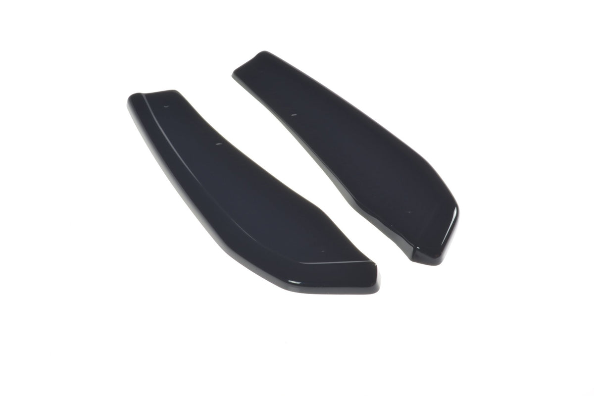 Heck Ansatz Flaps Diffusor passend für BMW X4 M40i G02 schwarz Hochglanz – Ansicht 6