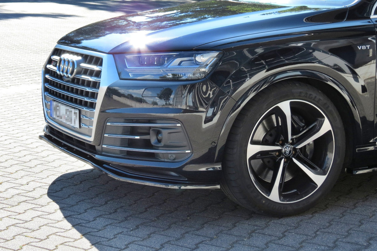 Street+ Spoilerlippe Front Ansatz passend für Audi SQ7 / Q7 S-Line Mk.2 schwarz Hochglanz – Ansicht 4