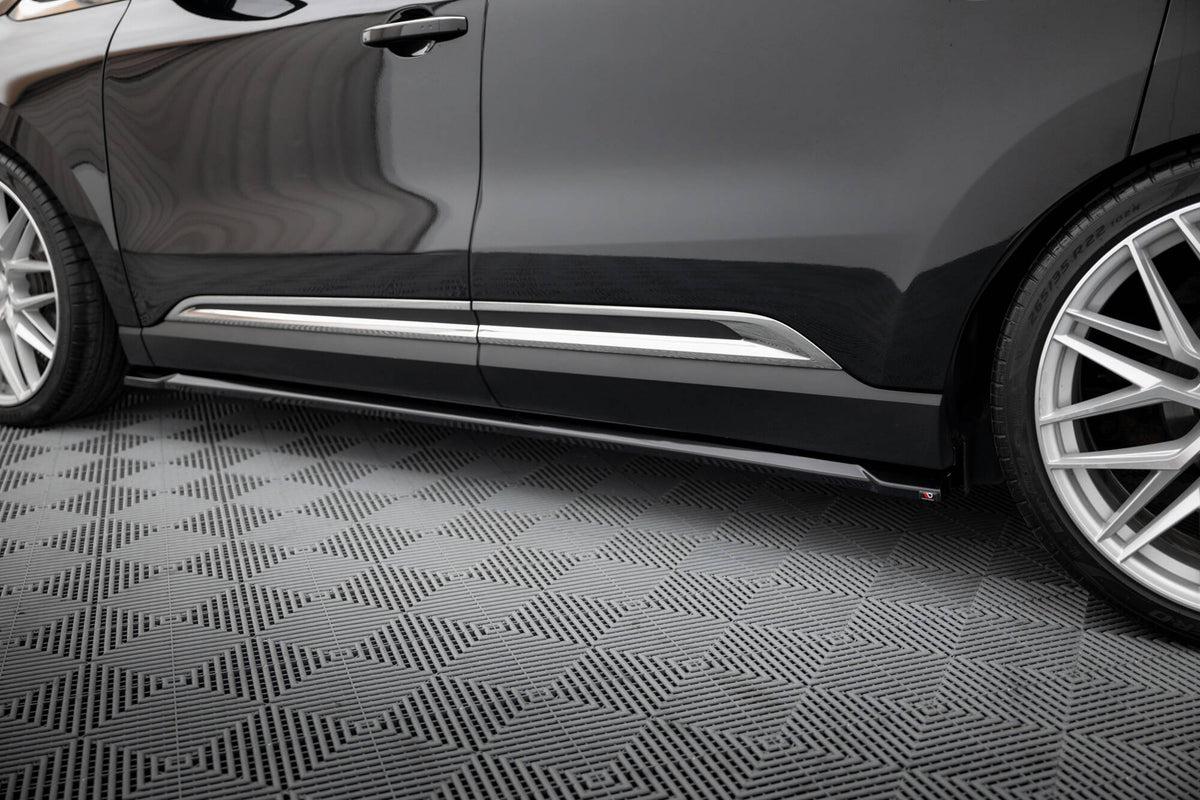 Street+ Seitenschweller Leisten passend für Renault Espace Mk5  schwarz Hochglanz – Ansicht 4
