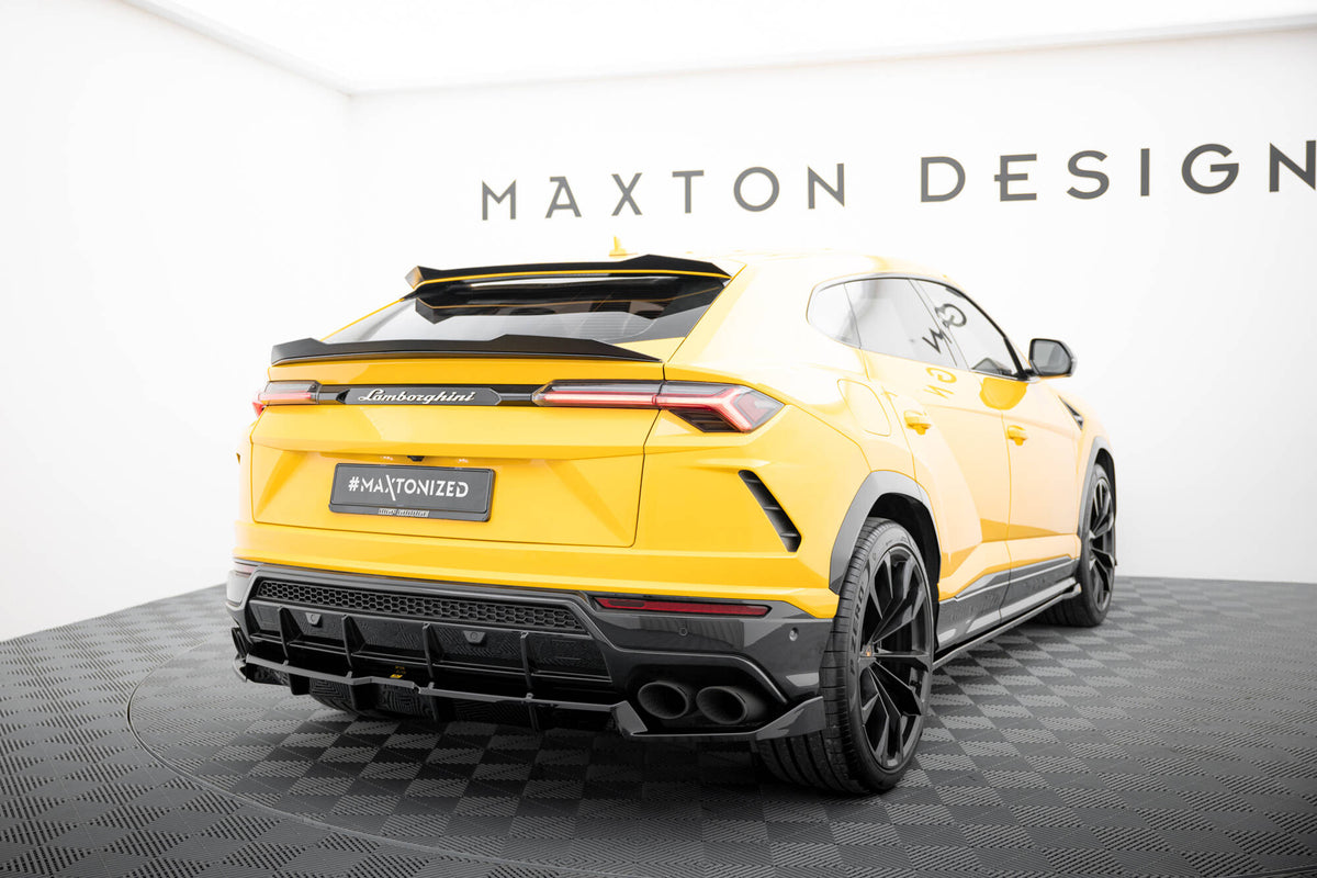 Street+ Mittlerer Diffusor RACE passend für Lamborghini Urus Mk1 schwarz Hochglanz – Ansicht 4