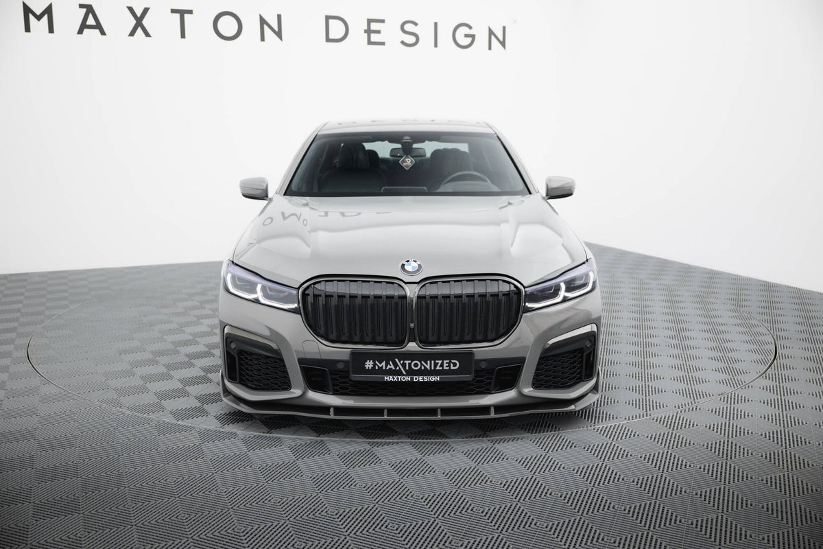 Set of Carbon Fiber Splitters BMW 7 M-Paket G11 Facelift schwarz matt – Ansicht 1