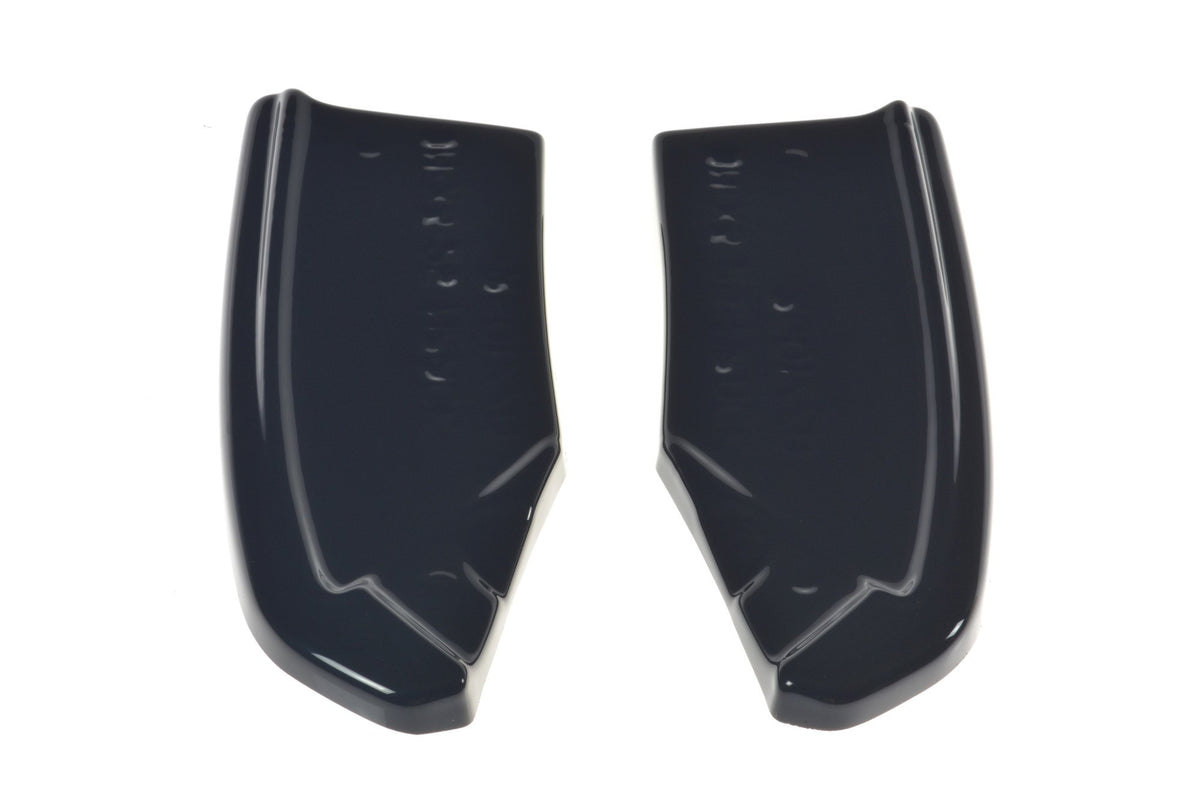 Heck Ansatz Flaps Diffusor passend für BMW X3 M-Paket F25 Facelift schwarz Hochglanz – Ansicht 6