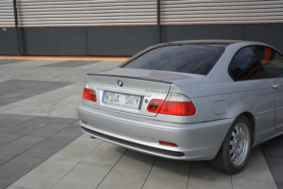 Heckspoiler Lippe BMW 3er E46 COUPE vor Facelift schwarz Hochglanz – Ansicht 6