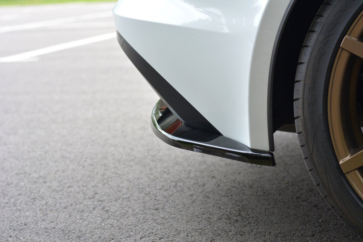 Heck Ansatz Flaps Diffusor passend für Jaguar F-Type X152 schwarz Hochglanz – Ansicht 5
