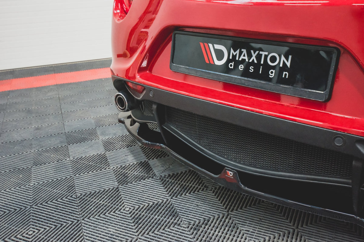 Heckansatz Alfa Romeo 4C schwarz Hochglanz – Ansicht 5
