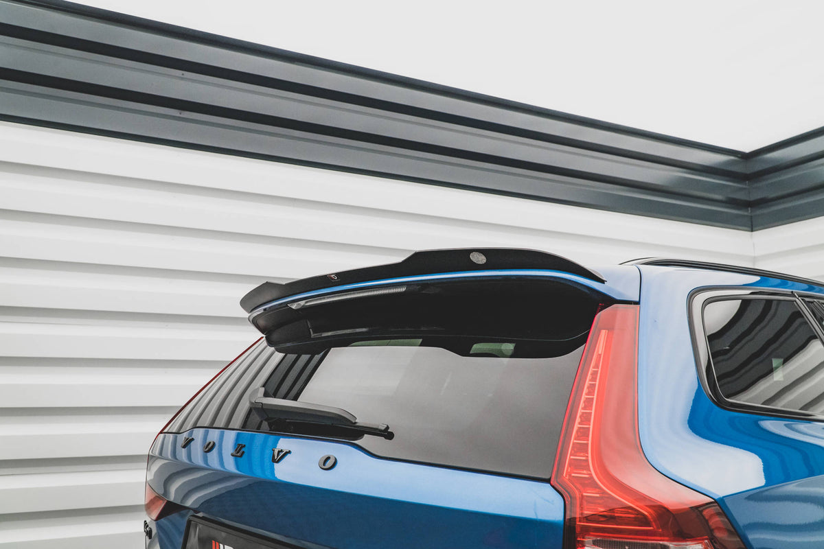 Heckspoiler Lippe Volvo V60 R-Design Mk3 schwarz Hochglanz – Ansicht 1