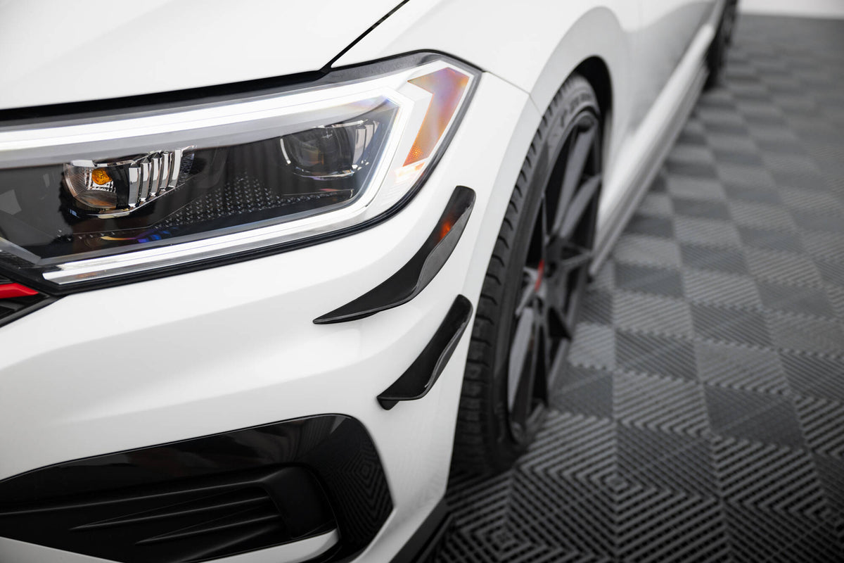 Stoßstangen Flaps Wings vorne Canards passend für VW Jetta GLI Mk7 – Ansicht 3