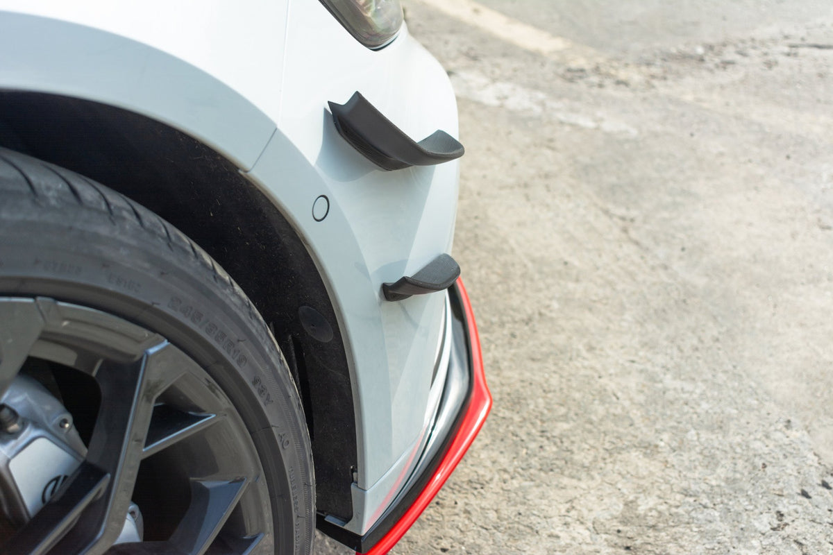 Stoßstangen Flaps Wings vorne Canards passend für Renault Megane IV RS – Ansicht 4