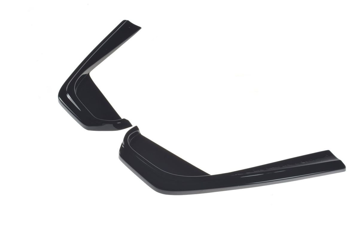 Heck Ansatz Flaps Diffusor passend für Mercedes-Benz E43 AMG / AMG-Line Limousine / Kombi  W213 / S213  schwarz Hochglanz – Ansicht 6