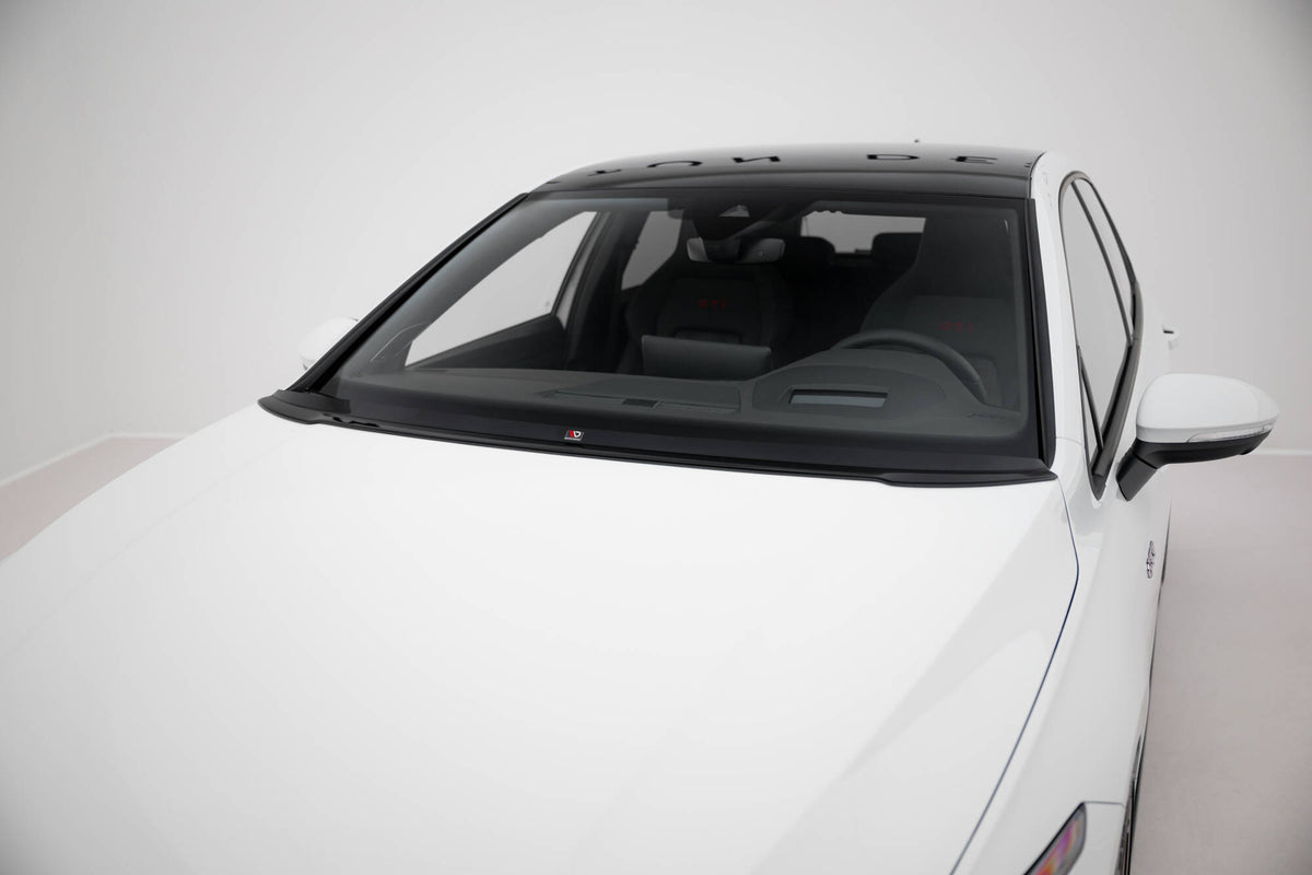 Verlängerung motorhaube VW Golf Mk8 schwarz Hochglanz – Ansicht 4