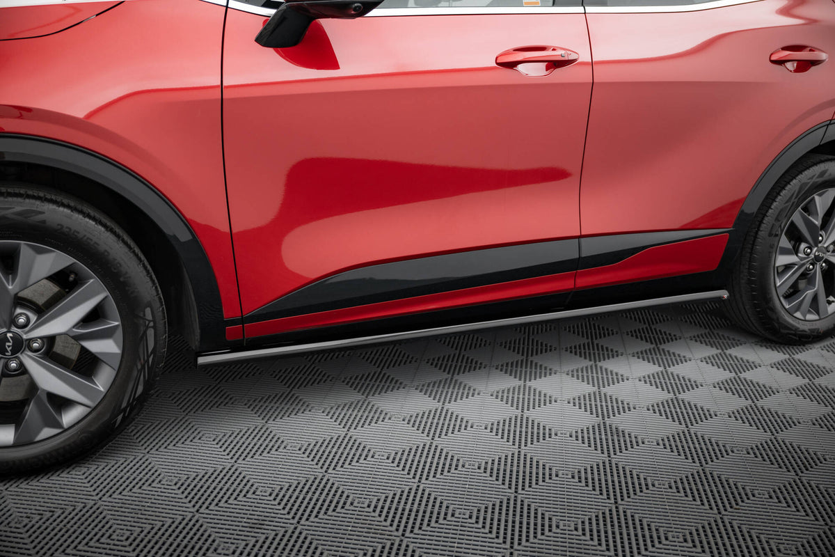 Street+ Seitenschweller Leisten passend für Kia Sportage GT-Line Mk5 schwarz Hochglanz – Ansicht 3