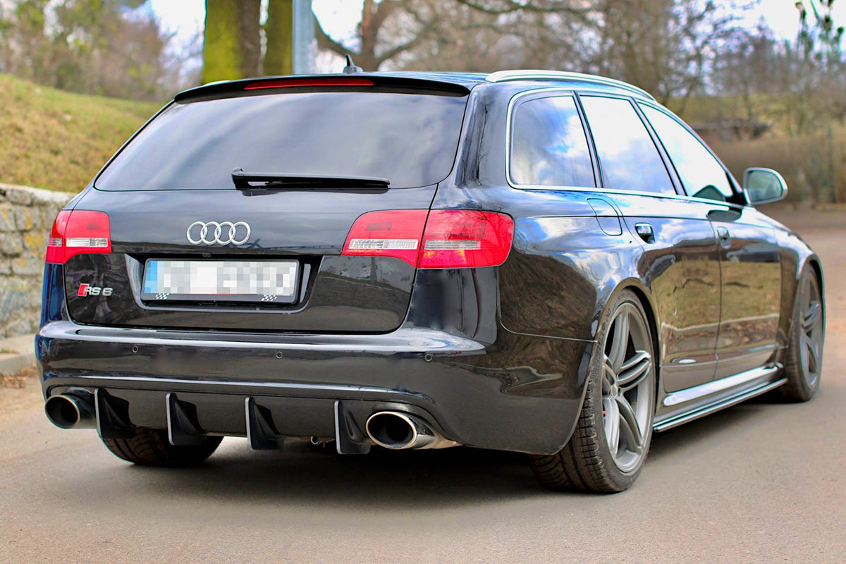 Street+ Seitenschweller Leisten passend für Audi RS6 C6 schwarz Hochglanz – Ansicht 6