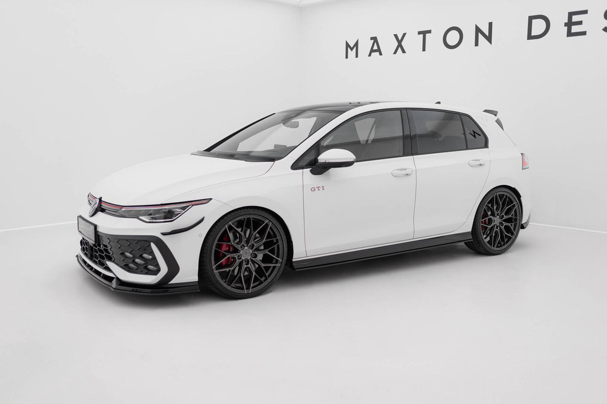 Street Pro Street+ Seitenschweller Leisten V.2 passend für VW Golf GTI / GTE / GTI Clubsport / R-Line Mk8 – Ansicht 1