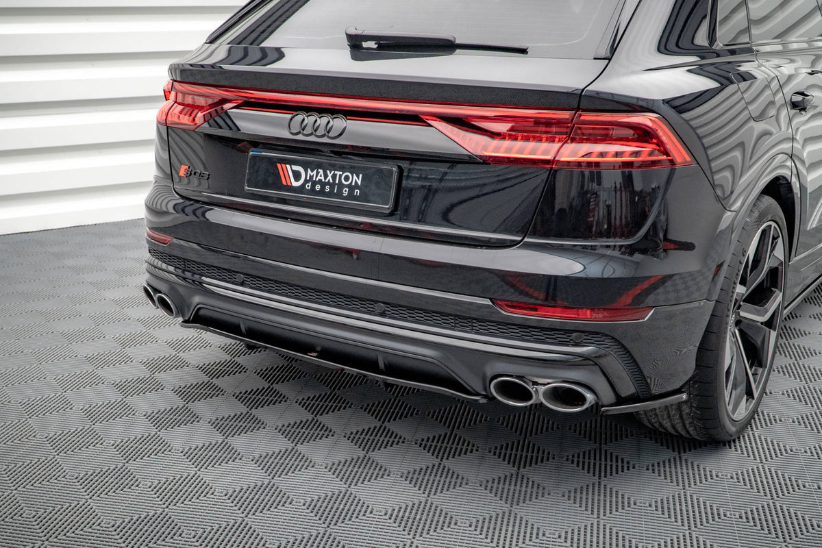 Street+ Mittlerer Diffusor RACE passend für Audi SQ8 Mk1 schwarz Hochglanz – Ansicht 4