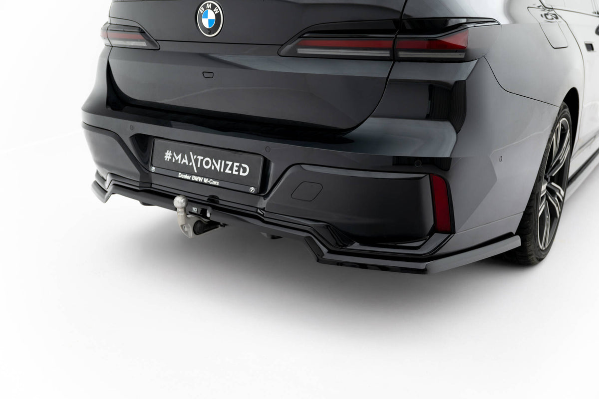 Street+ Mittlerer Diffusor RACE passend für V.1 BMW 7 M-Paket G70 schwarz Hochglanz – Ansicht 5
