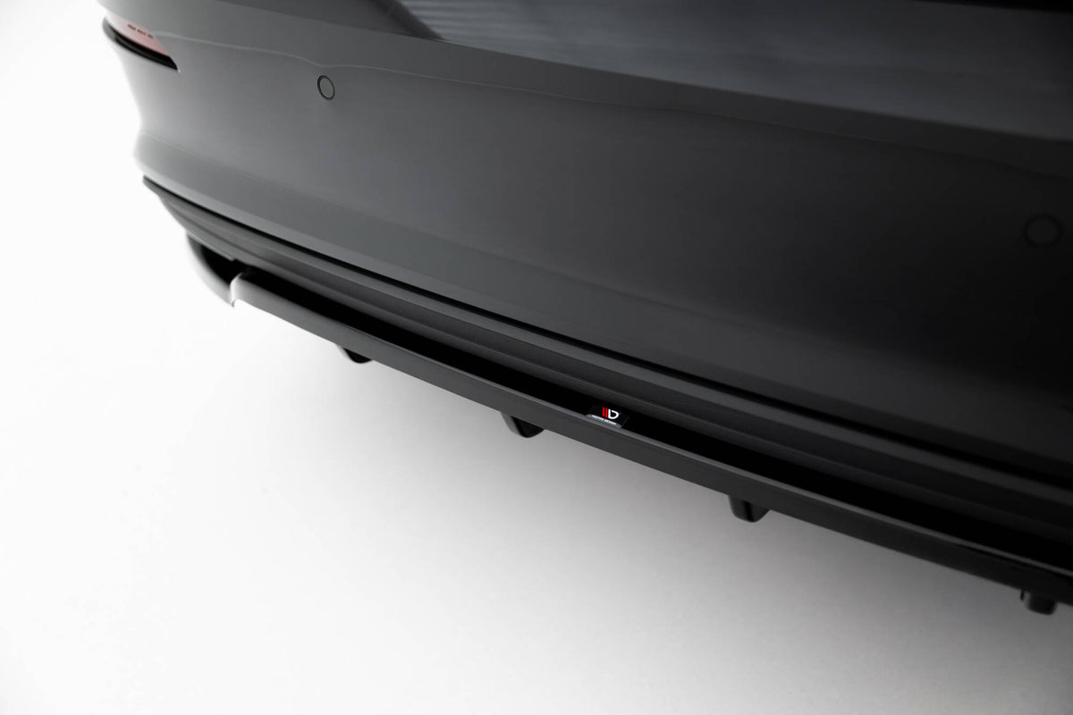 Street+ Mittlerer Diffusor RACE passend für Audi A3 Limousine 8Y schwarz Hochglanz – Ansicht 3