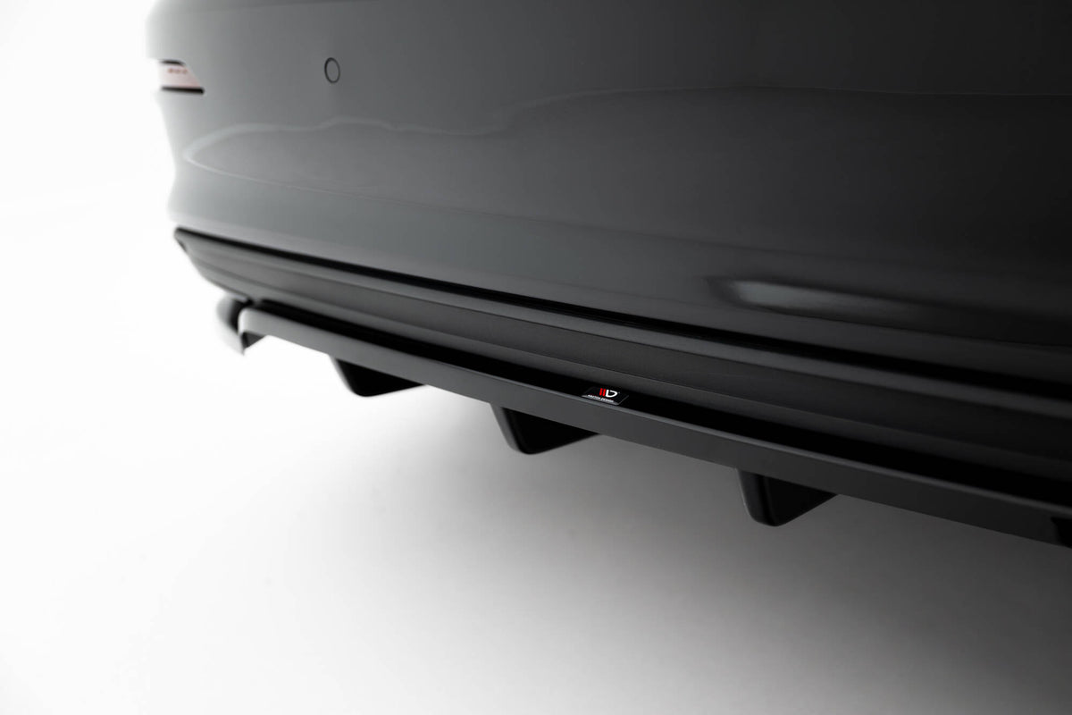 Street+ Mittlerer Diffusor RACE passend für Audi A3 Limousine 8Y schwarz Hochglanz – Ansicht 4