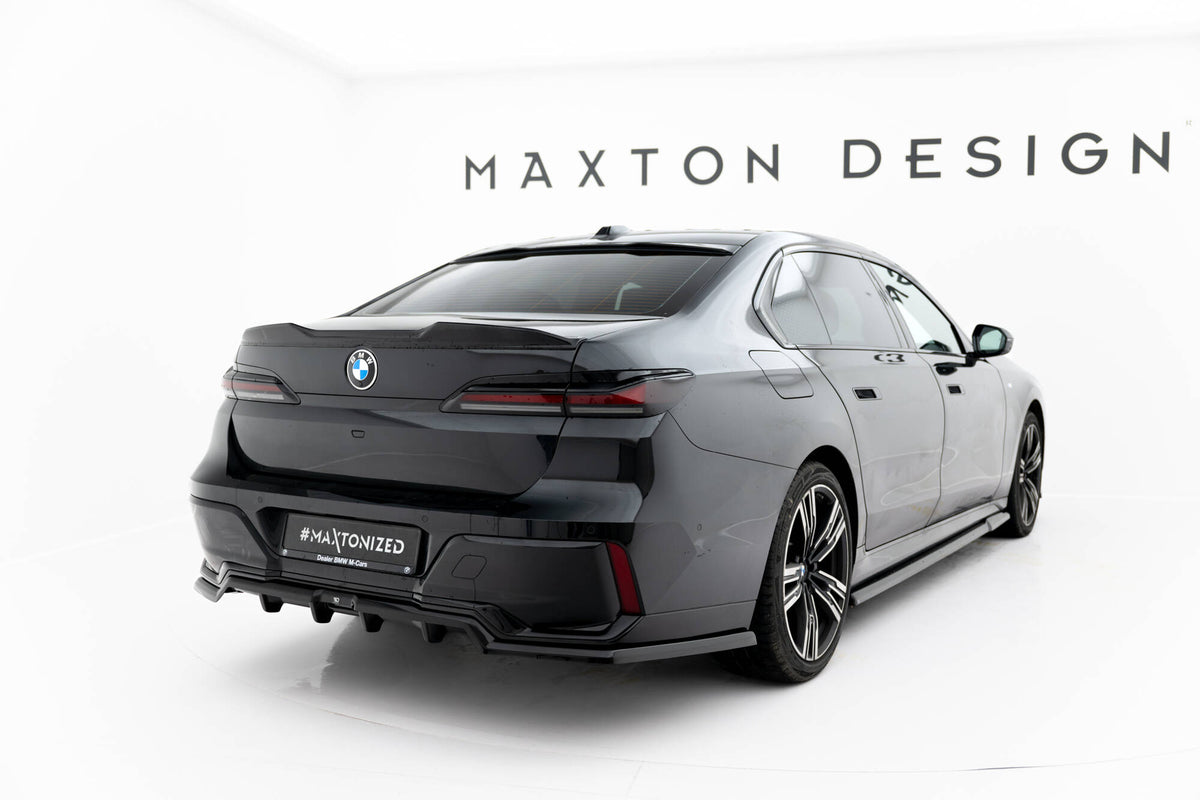 Street+ Mittlerer Diffusor RACE passend für V.1 BMW 7 M-Paket G70 schwarz Hochglanz – Ansicht 6