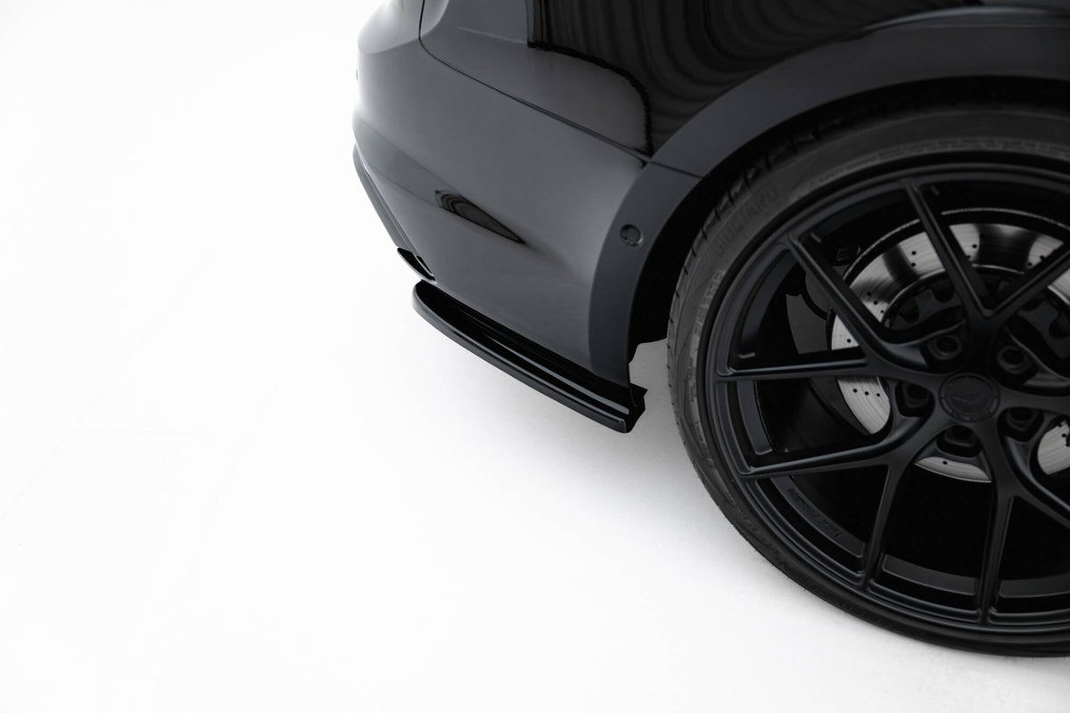 Heck Ansatz Flaps Diffusor passend für Audi RS5 Coupe / Sportback F5 schwarz Hochglanz – Ansicht 4