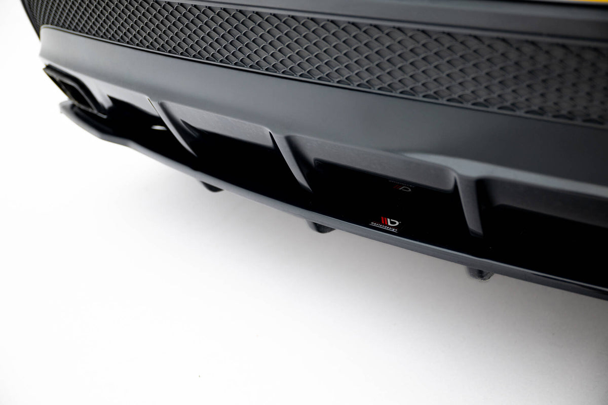 Street+ Mittlerer Diffusor RACE passend für V.1 Mercedes-Benz GLA 45 AMG schwarz Hochglanz – Ansicht 5