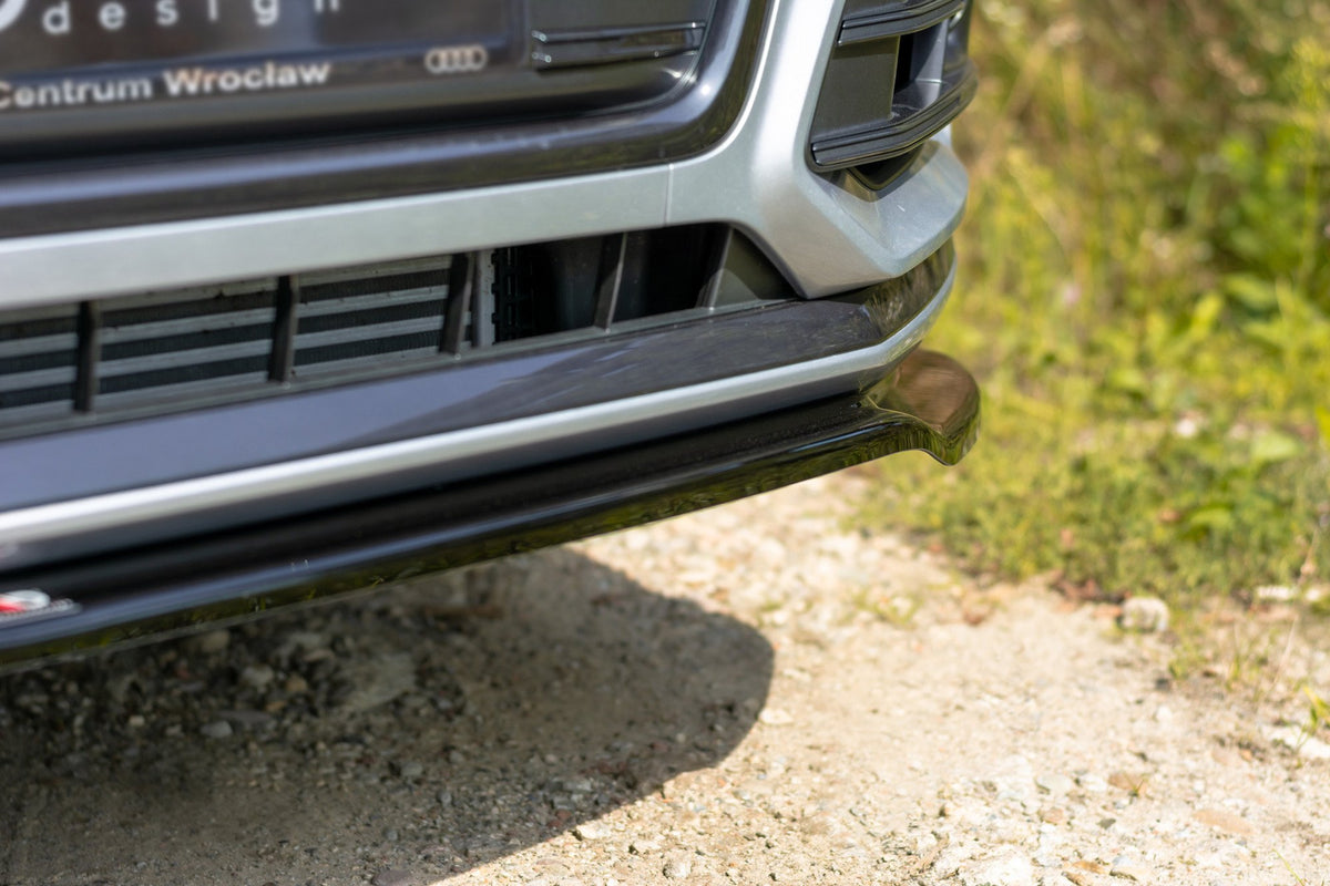 Street+ Spoilerlippe Front Ansatz passend für Audi SQ5/Q5 S-line Mk2 schwarz Hochglanz – Ansicht 4