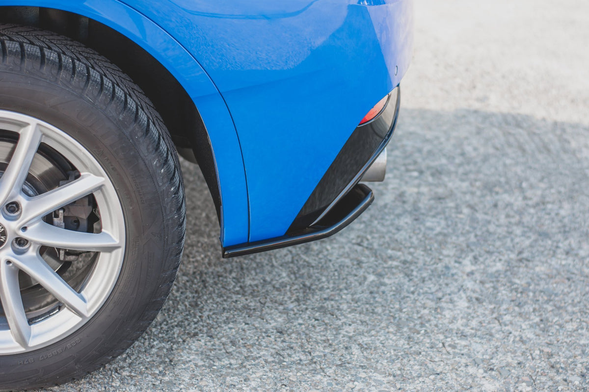 Heck Ansatz Flaps Diffusor passend für BMW X2 F39 M-Paket schwarz Hochglanz – Ansicht 5