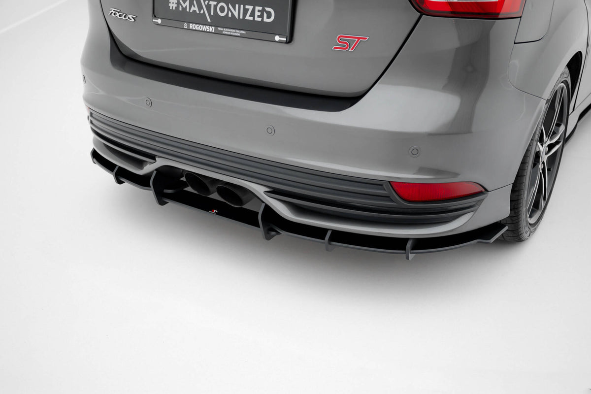 Street Pro Heckschürze passend für Ford Focus ST Mk3 Facelift – Ansicht 1